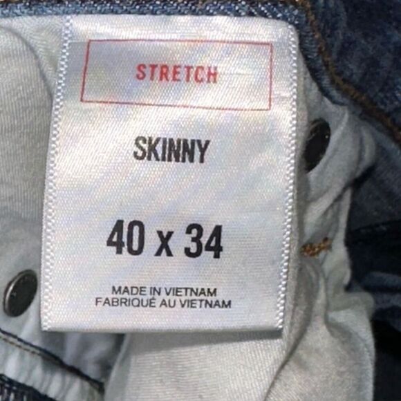 Express Mens Skinny Stretch Jeans - Picture 4 of 5